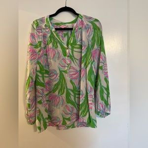 Lily Pulitzer Elsa Silk Top
